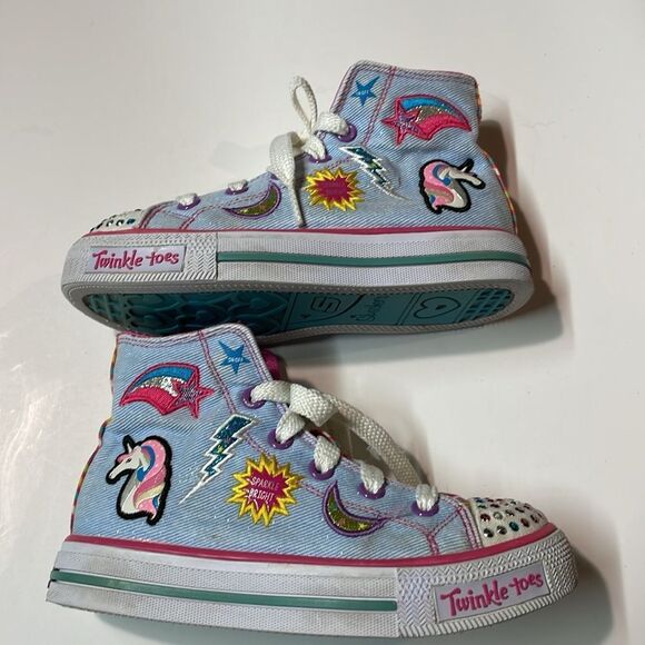 Racheal Zoe Skechers Little Girls Bundle of 2 Sandals Sneakers Sz 12 - Picture 4 of 14